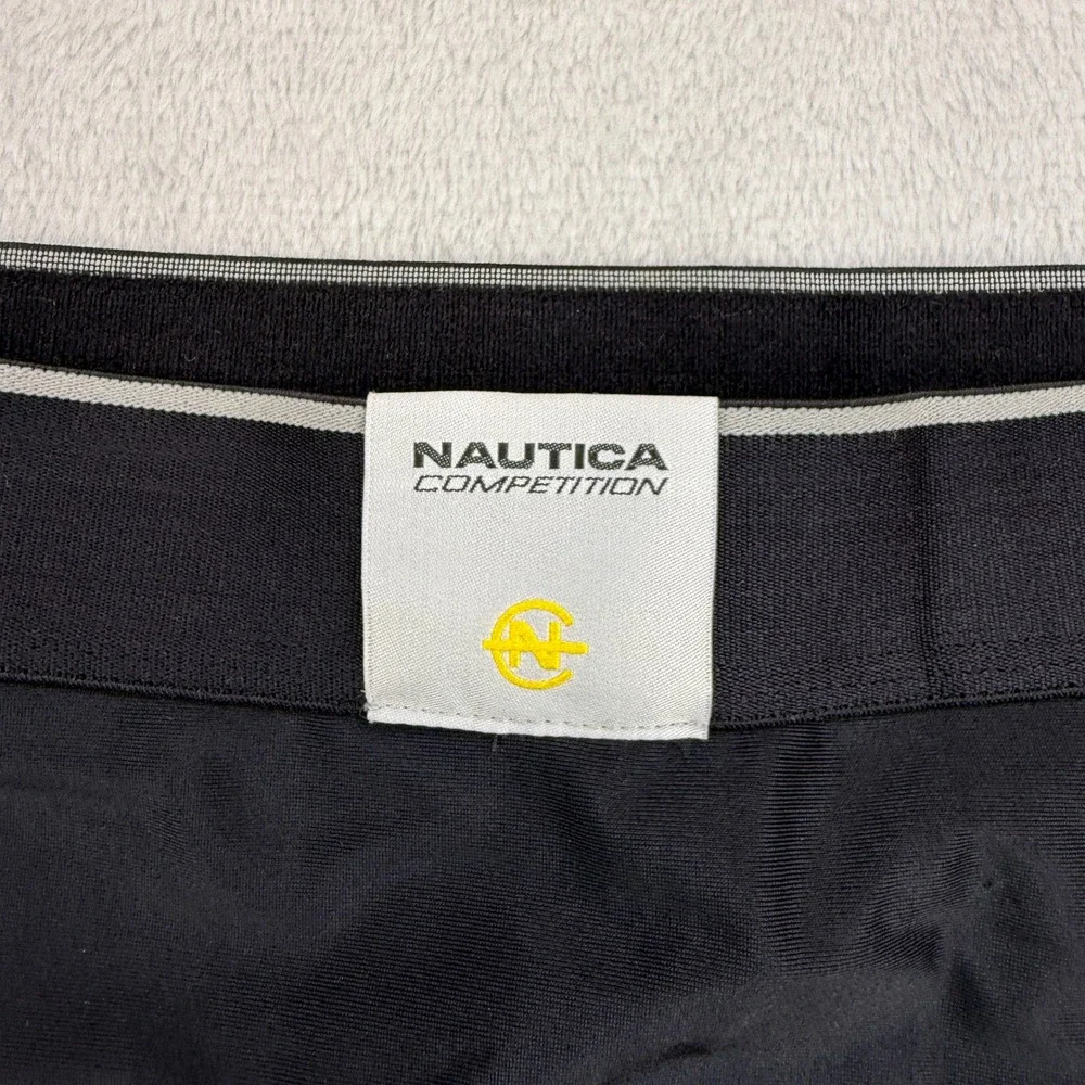 Nautica Competition Leggings Mens Large‎ Black Max Impact Underwear Performance
